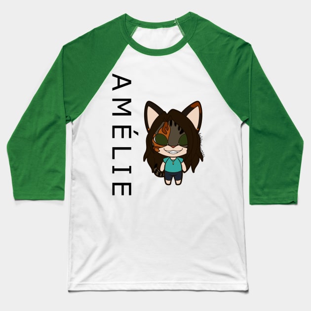 AMELIE Baseball T-Shirt by CrazyMeliMelo